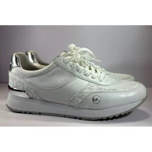 Michael Kors ✨Andi Trainer Sneakers ✨Optic White✨Nice! Excellent Condition! Sz 8